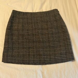 Forever 21 plaid felt skirt size S
